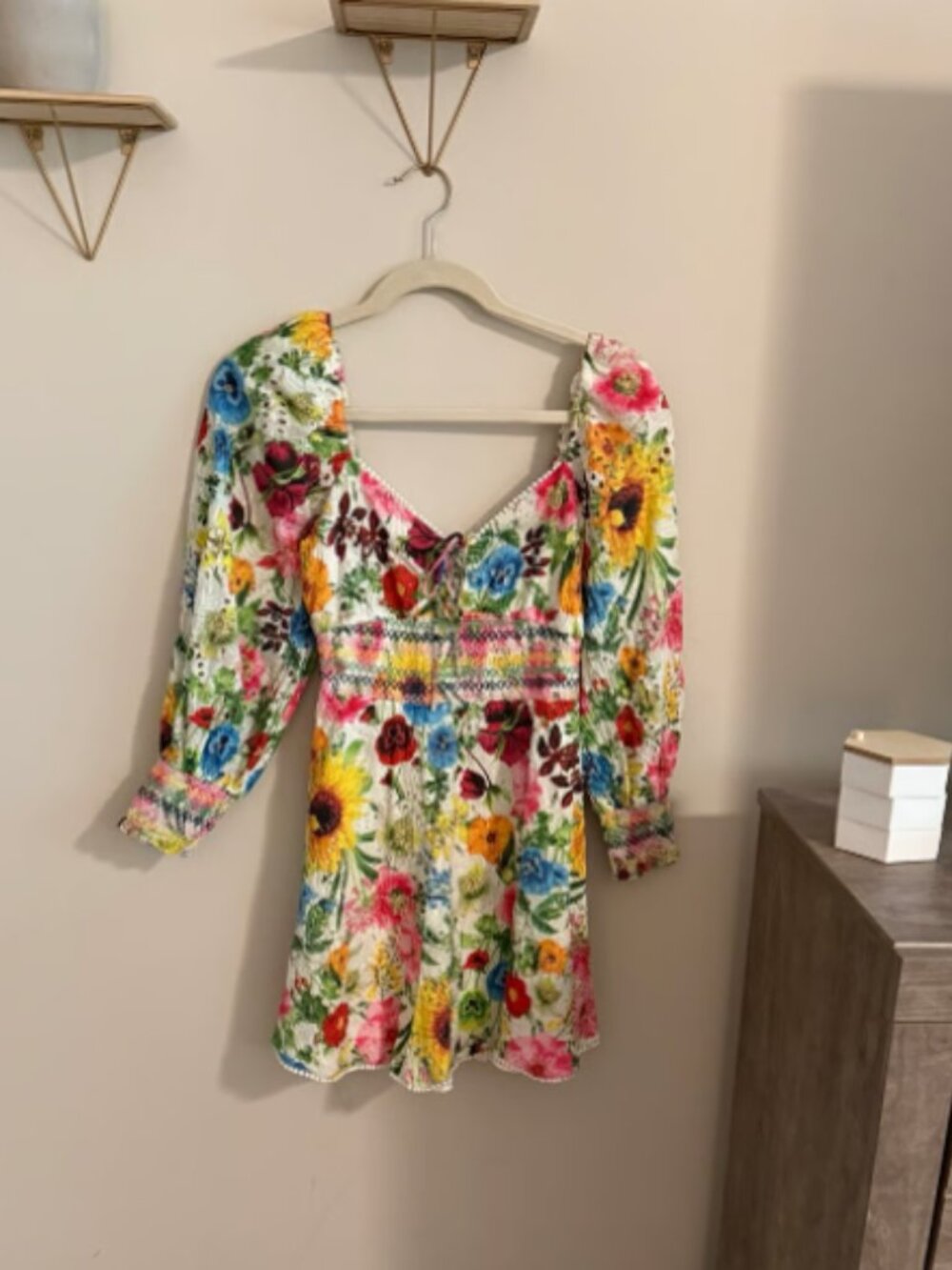 Floral mini dress